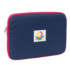 Custodia per Portatile Benetton Cherry Ciliegia Blu Marino 15,6'' 39,5 x 27,5 x 3,5 cm