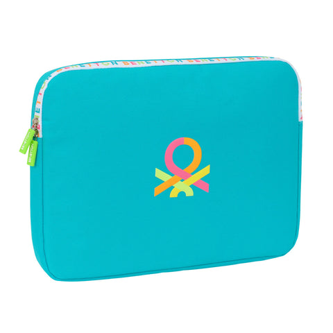 Custodia per Portatile Benetton Summer Azzurro 15,6'' 39,5 x 27,5 x 3,5 cm