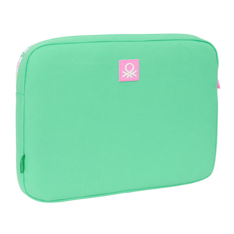 Custodia per Portatile Benetton Mint Verde 15,6'' 39,5 x 27,5 x 3,5 cm