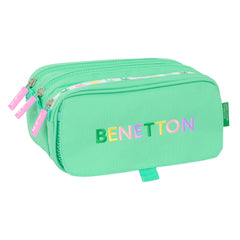 Portaoggetti Triplo Benetton Mint Verde 21,5 x 10 x 8 cm