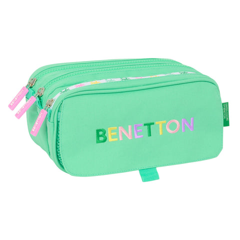 Portaoggetti Triplo Benetton Mint Verde 21,5 x 10 x 8 cm
