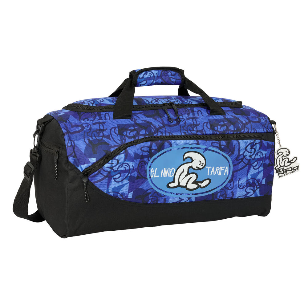 Borsa da Palestra El Niño Roller Azzurro Nero 50 x 25 x 25 cm