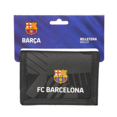 Cartera F.C. Barcelona Black Negro 12,5 x 9,5 x 1 cm