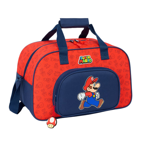 Borsa da Palestra Super Mario Trick Rosso Blu scuro 40 x 24 x 23 cm