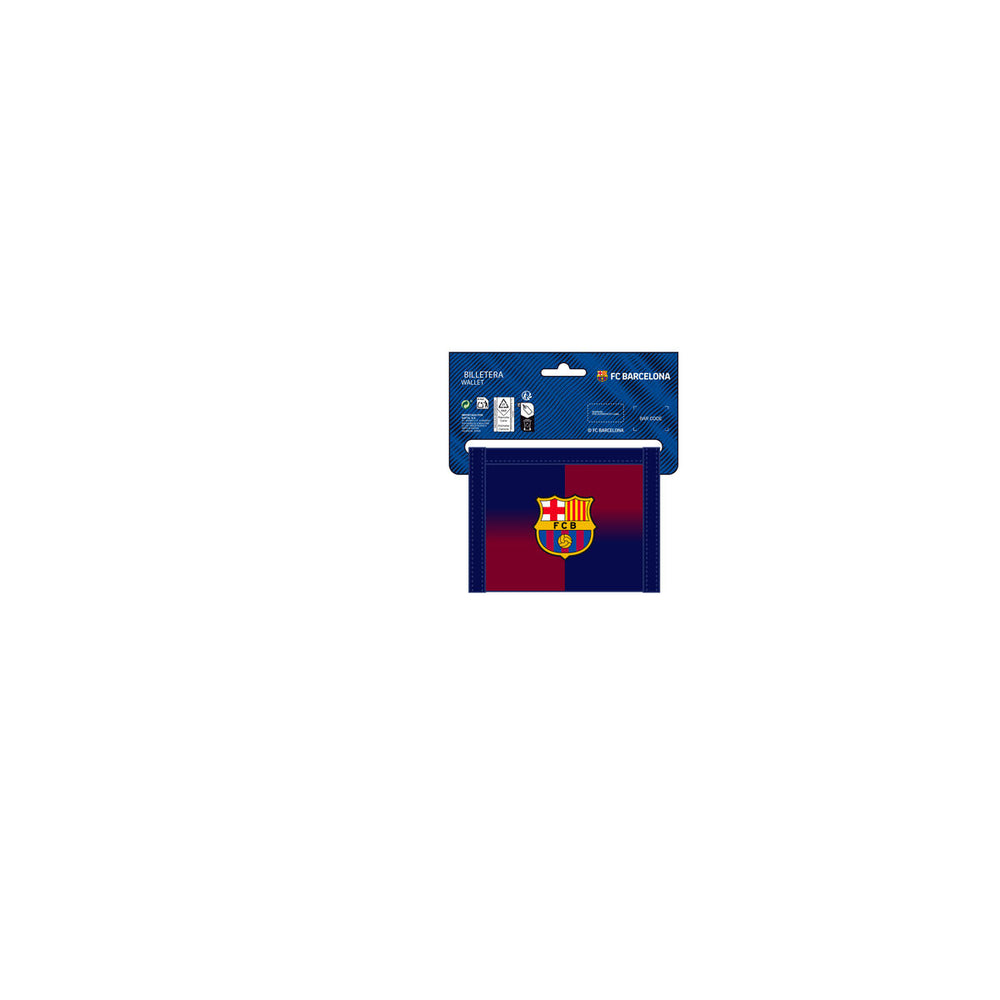 Portafogli F.C. Barcelona Azzurro Rosso Granato 12,5 x 9,5 x 1 cm