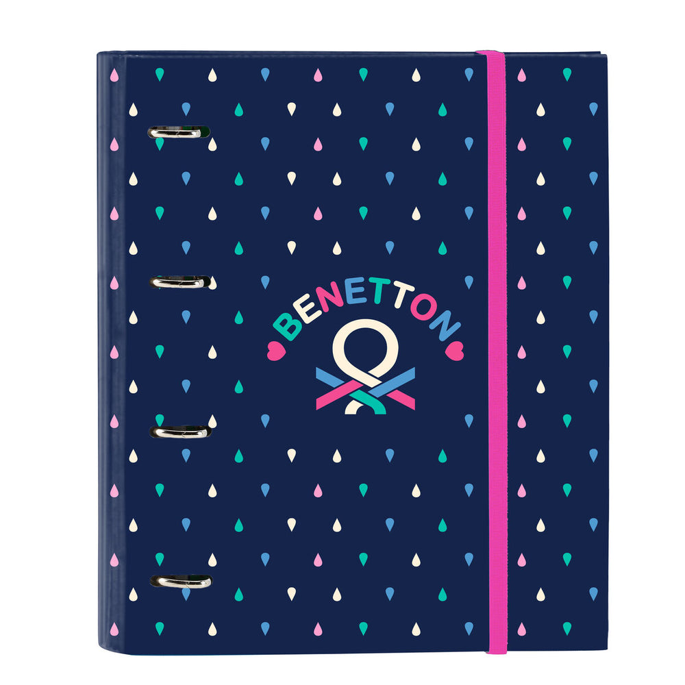 Raccoglitore ad anelli Benetton Drop Multicolore 27 x 32 x 3.5 cm