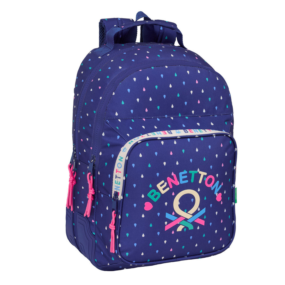 Mochila Escolar Benetton Drop Multicolor 32 x 42 x 15 cm