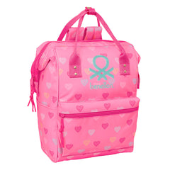 Zaino Scuola Benetton benetton Rosa 27 x 40 x 19 cm