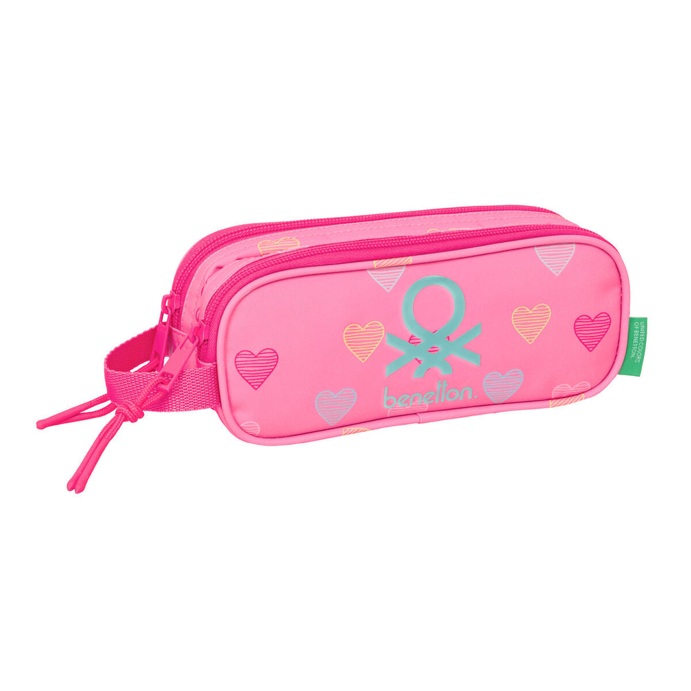 Necessaire Benetton Heart Rosa 21 x 8 x 6 cm