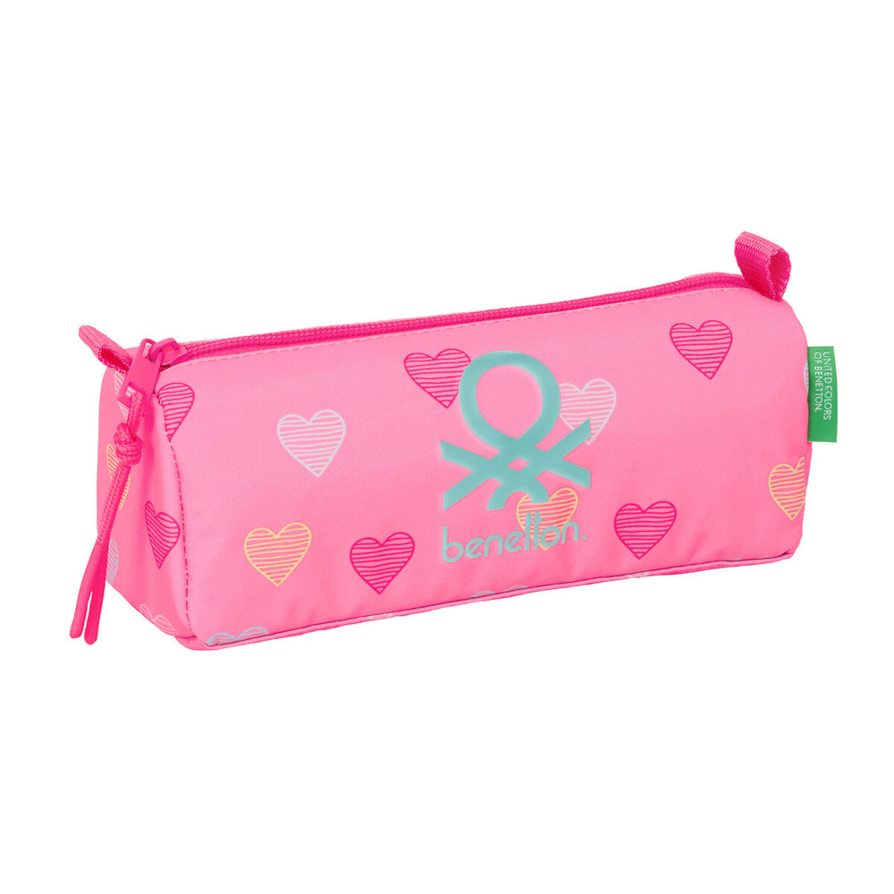 Necessaire Benetton Heart Rosa 21 x 8 x 7 cm