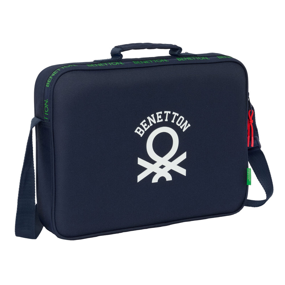 Zaino Scuola Benetton Together Blu Marino 38 x 28 x 6 cm