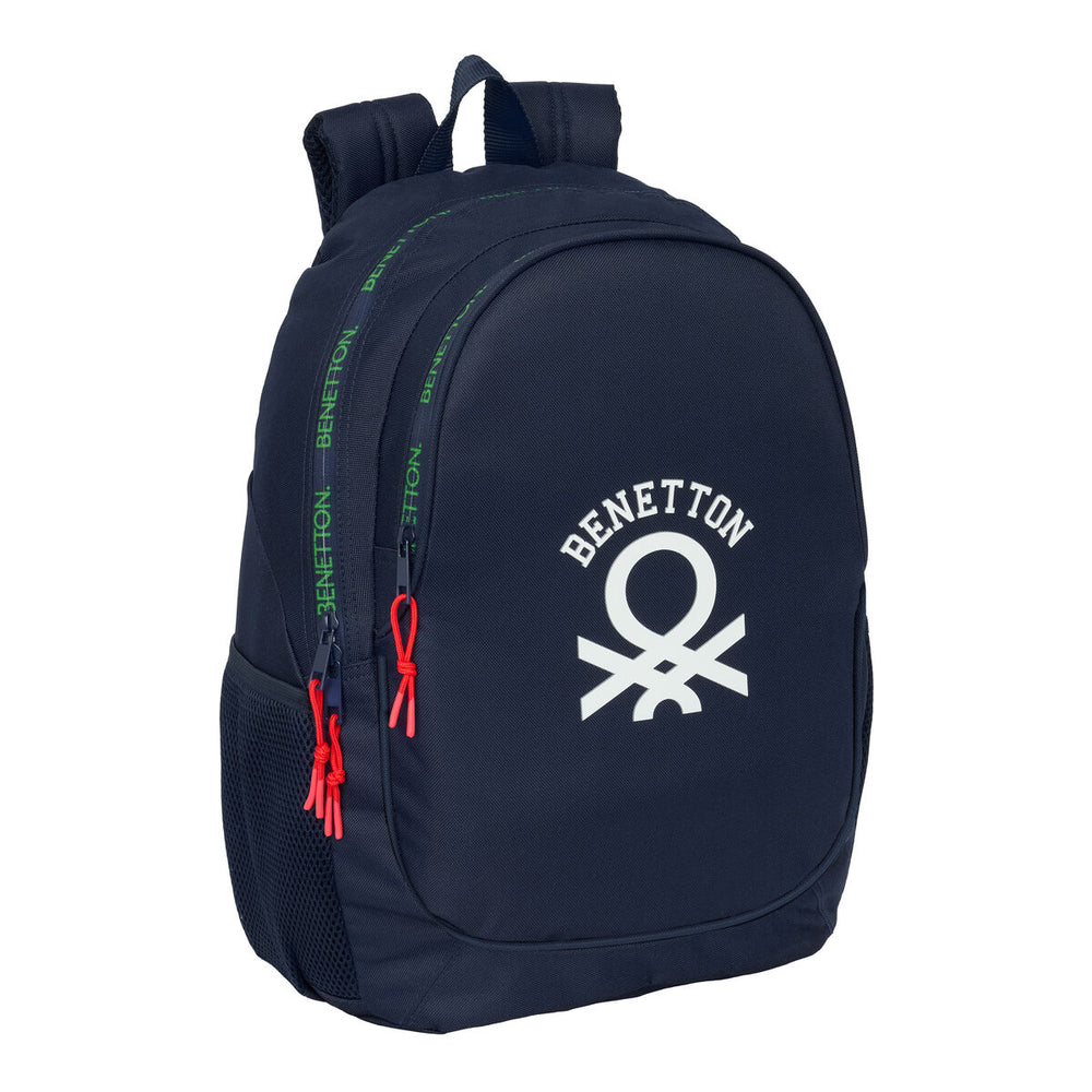 Zaino Scuola Benetton Together Blu Marino 32 x 44 x 16 cm