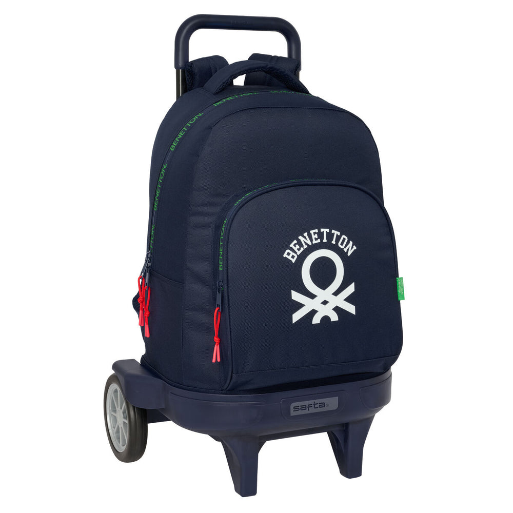 School Bag Benetton Together Navy Blue 33 x 45 x 22 cm