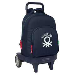 Zaino Scuola Benetton Together Blu Marino 33 x 45 x 22 cm