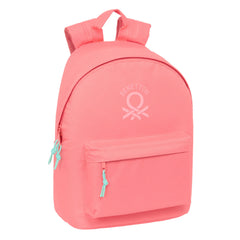 Zaino Scuola Benetton benetton basics Corallo 31 x 41 x 16 cm