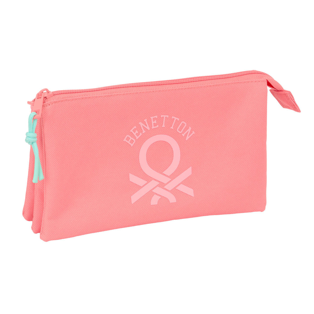 Necessaire Benetton Coral Corallo 22 x 12 x 3 cm