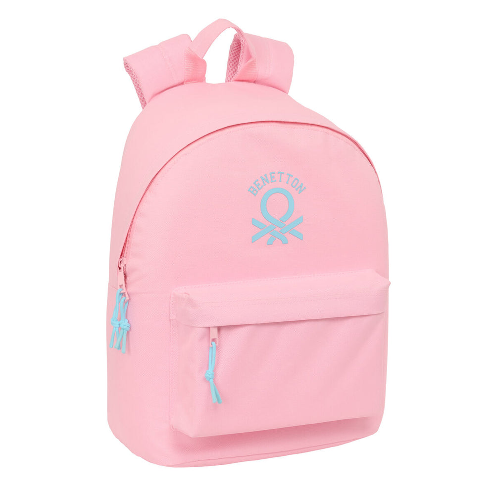 Mochila Escolar Benetton benetton basics Rosa 31 x 41 x 16 cm