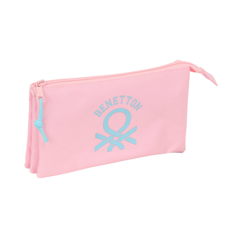 Necessaire Benetton Rosa pastel Rosa 22 x 12 x 3 cm