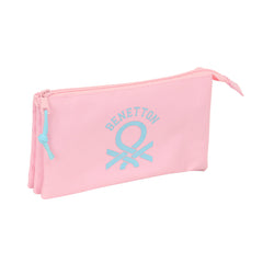 Necessaire Benetton Rosa pastel Rosa 22 x 12 x 3 cm