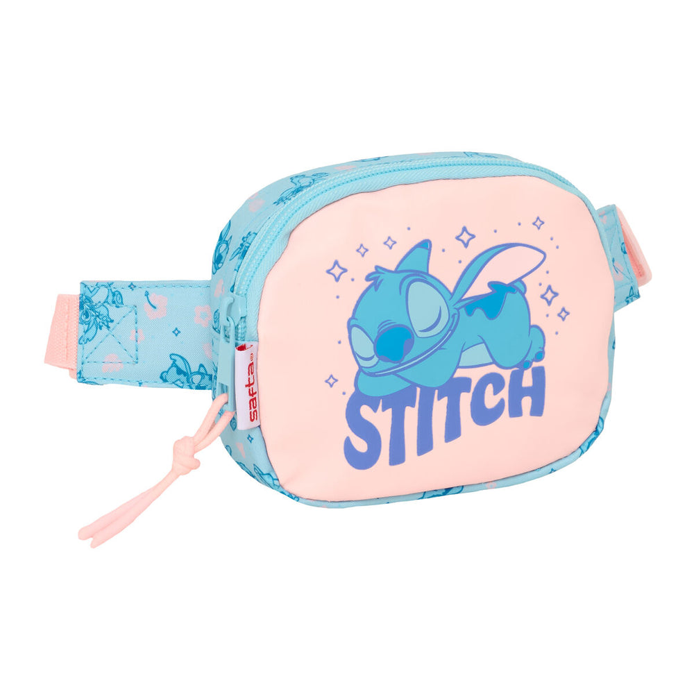 Marsupio Lilo & Stitch Ohana Azzurro Chiaro 14 x 11 x 4 cm