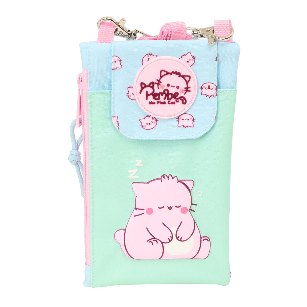 Portamonete Pembe The pink cat Multicolore