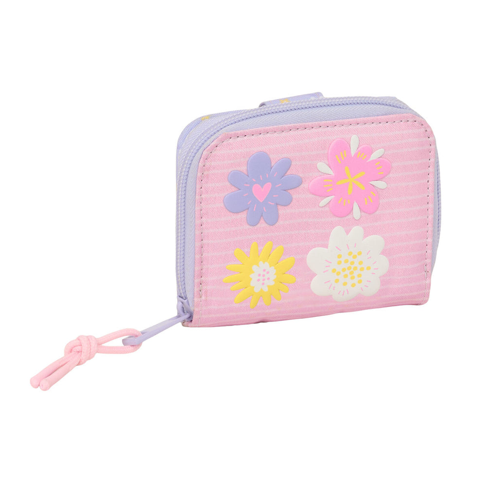 Portafogli Safta Bouquet Rosa Lilla