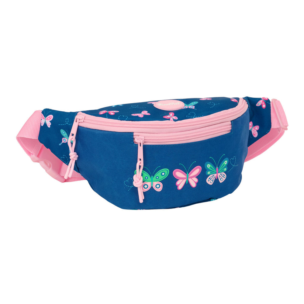 Riñonera BlackFit8 Mariposas Multicolor 23 x 12 x 9 cm