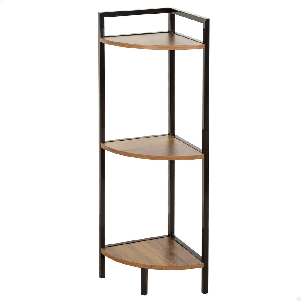 Scaffale Max Home Nero Ferro Legno MDF 24 x 80 x 24 cm