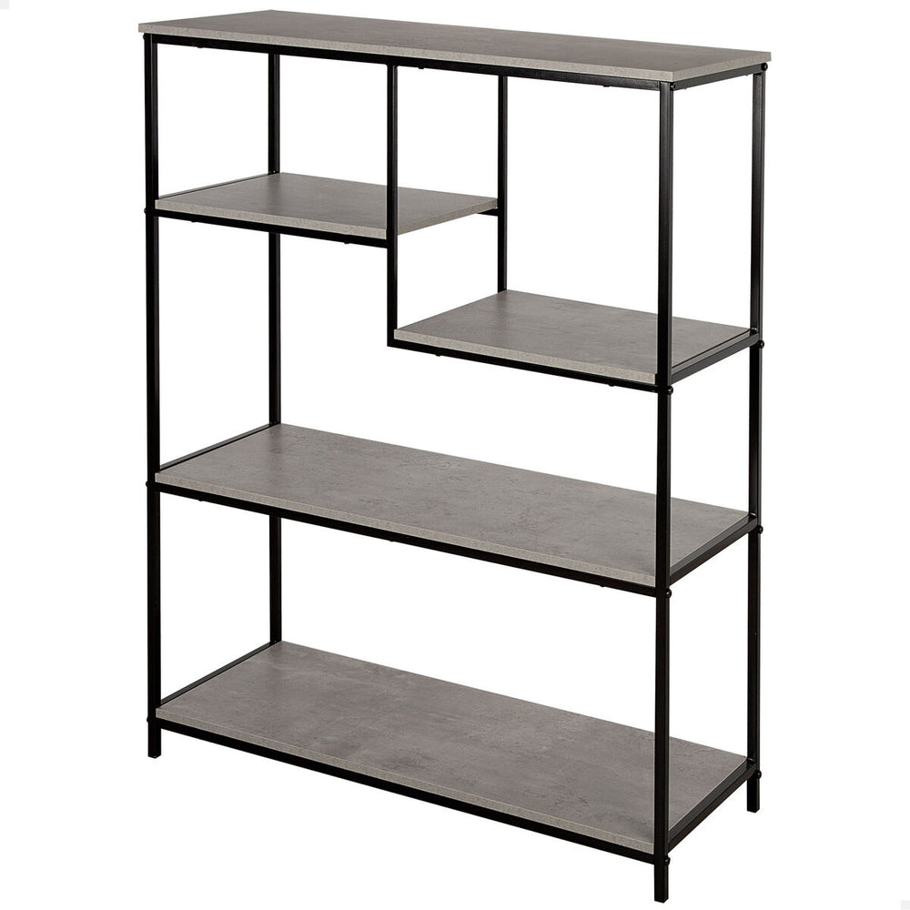 Scaffale Max Home Ferro Legno MDF 5 Mensole 75 x 100 x 30 cm