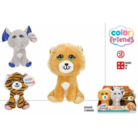 Peluche Colorbaby Animals 18 cm 1 Unità