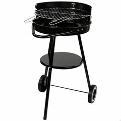 Barbecue a Carboni con Ruote Aktive Nero (Ricondizionati B)