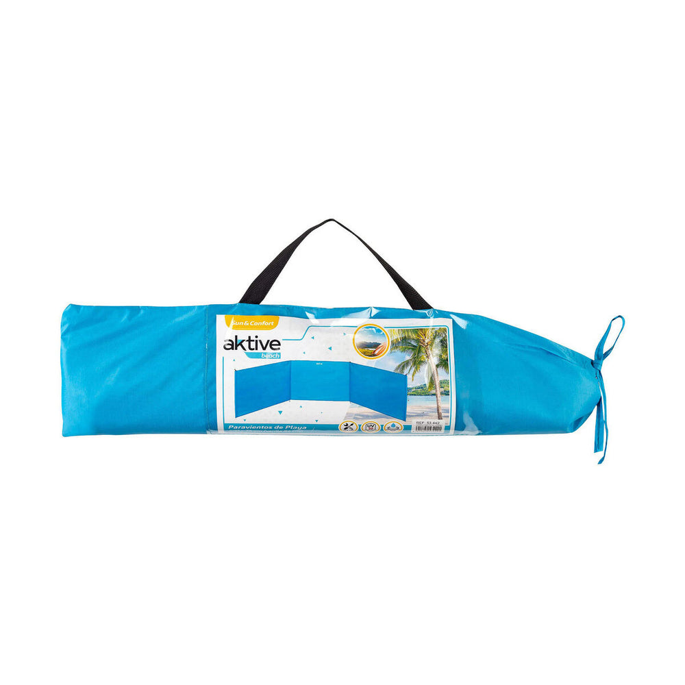 Tenda Paravento Aktive 200 x 75 x 84 cm Azzurro