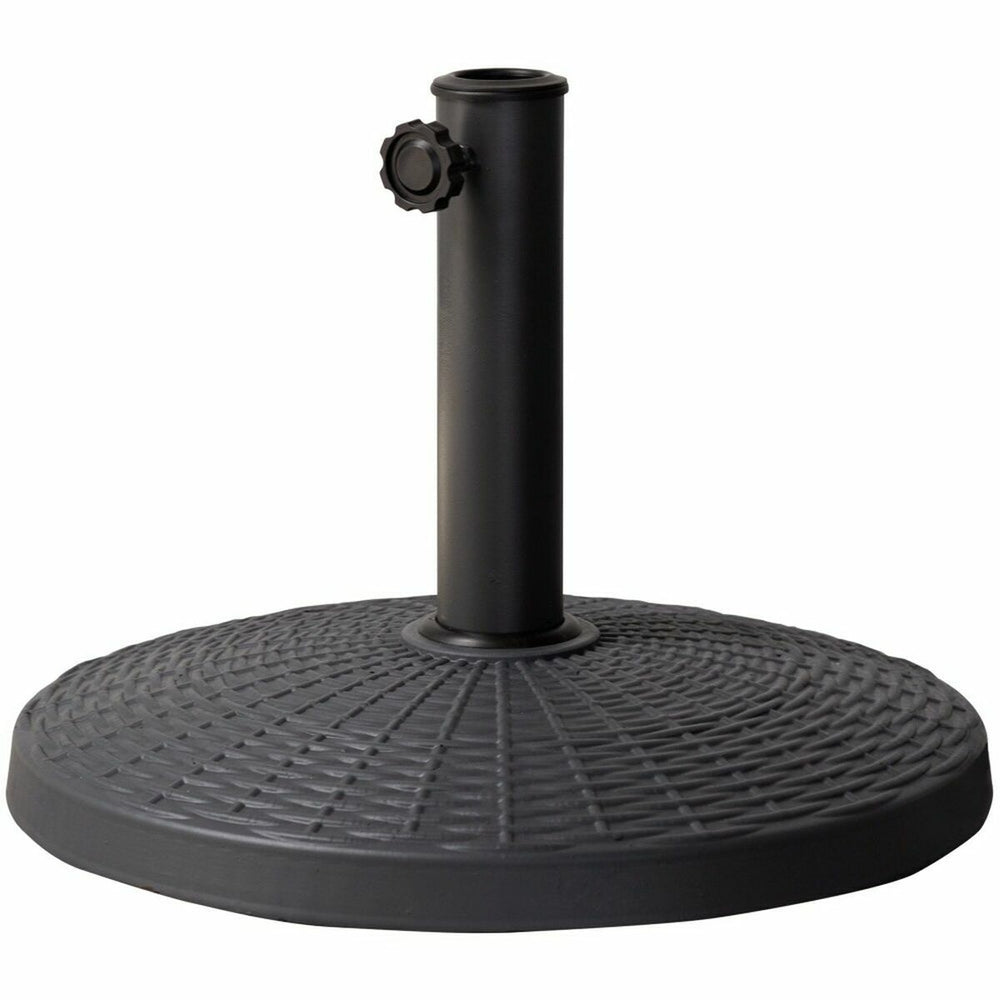 Base per Ombrellone Aktive 10 kg Nero Acciaio Poliresina 44,5 x 33 cm