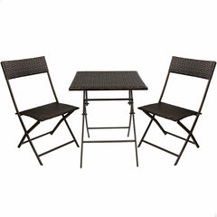 Conjunto de Mesa con 2 Sillas Aktive Cuadrada 60 x 72 cm
