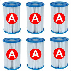 Filtro per Sistema di Filtraggio Intex Tipo A 6 Unità