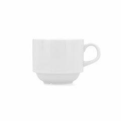 Tazza per Infusi Bidasoa Glacial Bianco Ceramica 250 ml (6 Unità) (Pack 6x)
