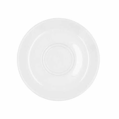 Plate Bidasoa Glacial White Ceramic Ø 15 cm (12 Units) (Pack 12x)