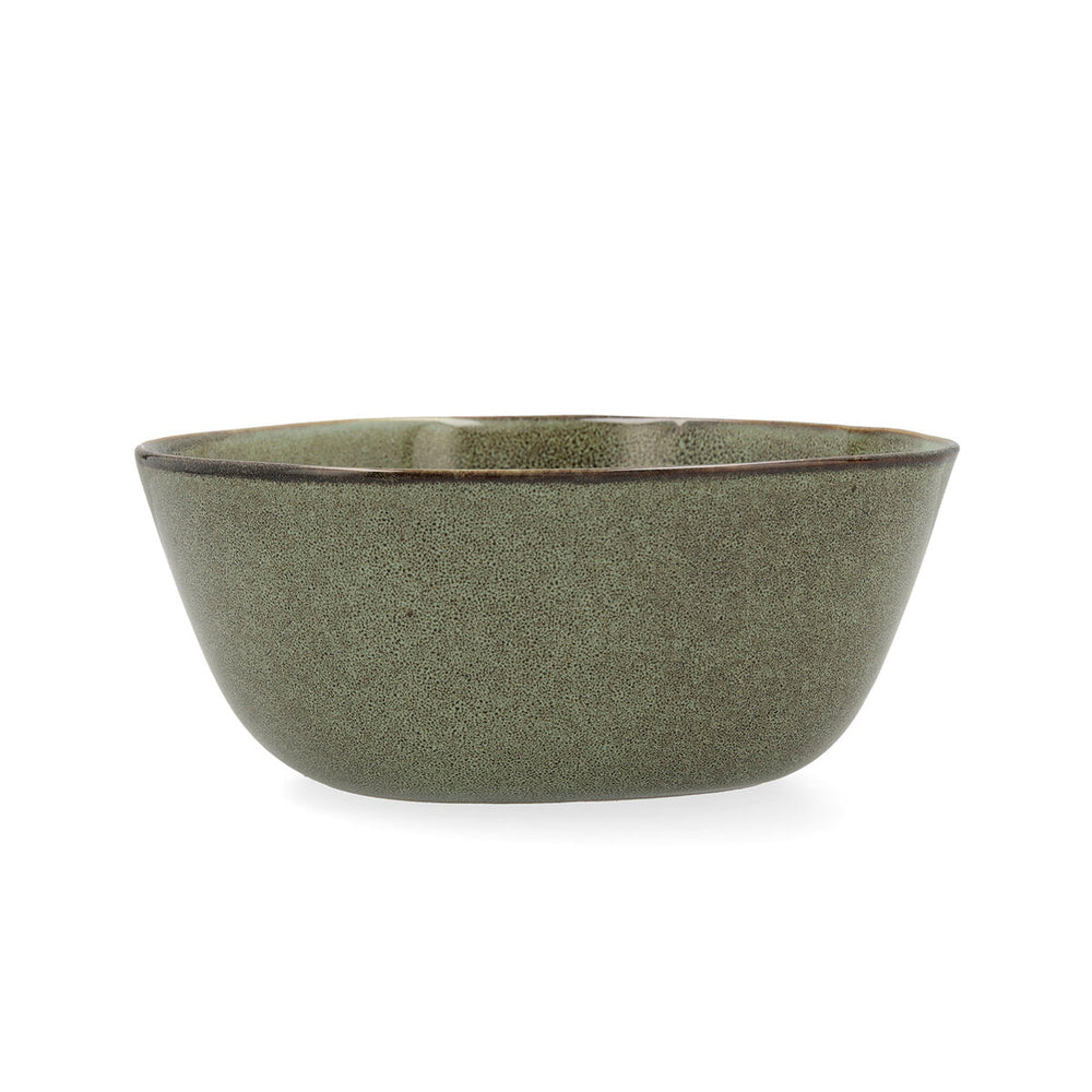 Insalatiera Bidasoa Ikonic Ceramica Verde (20 x 19,5 x 8,5 cm) (Pack 3x)