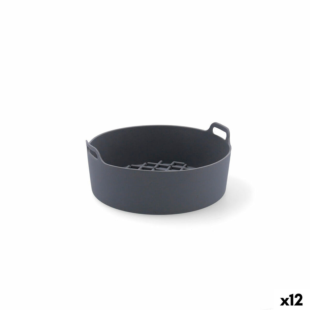 Cesta para Freidora de Aire Quid Naturalia Silicona 18 x 7,8 cm (12 Unidades)