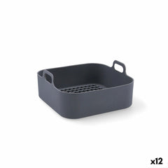 Cestino per Friggitrice ad Aria Quid Naturalia Silicone 19 x 9 cm (12 Unità)