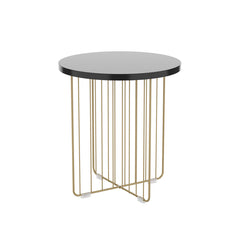 Mesa auxiliar Vinthera Moa Dorado Metal 44 x 47,8 cm