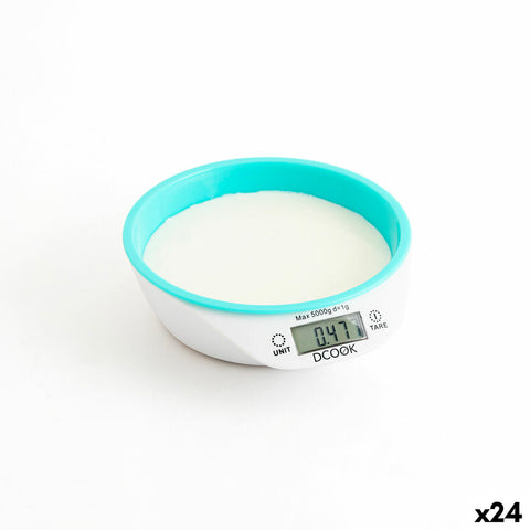 bilancia da cucina Dcook Gallery Bianco Verde 5 kg 1 L (24 Unità)