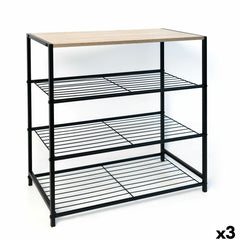 Scaffale Vinthera Moa Metallo Legno MDF 60 x 30 x 63,5 cm (3 Unità)