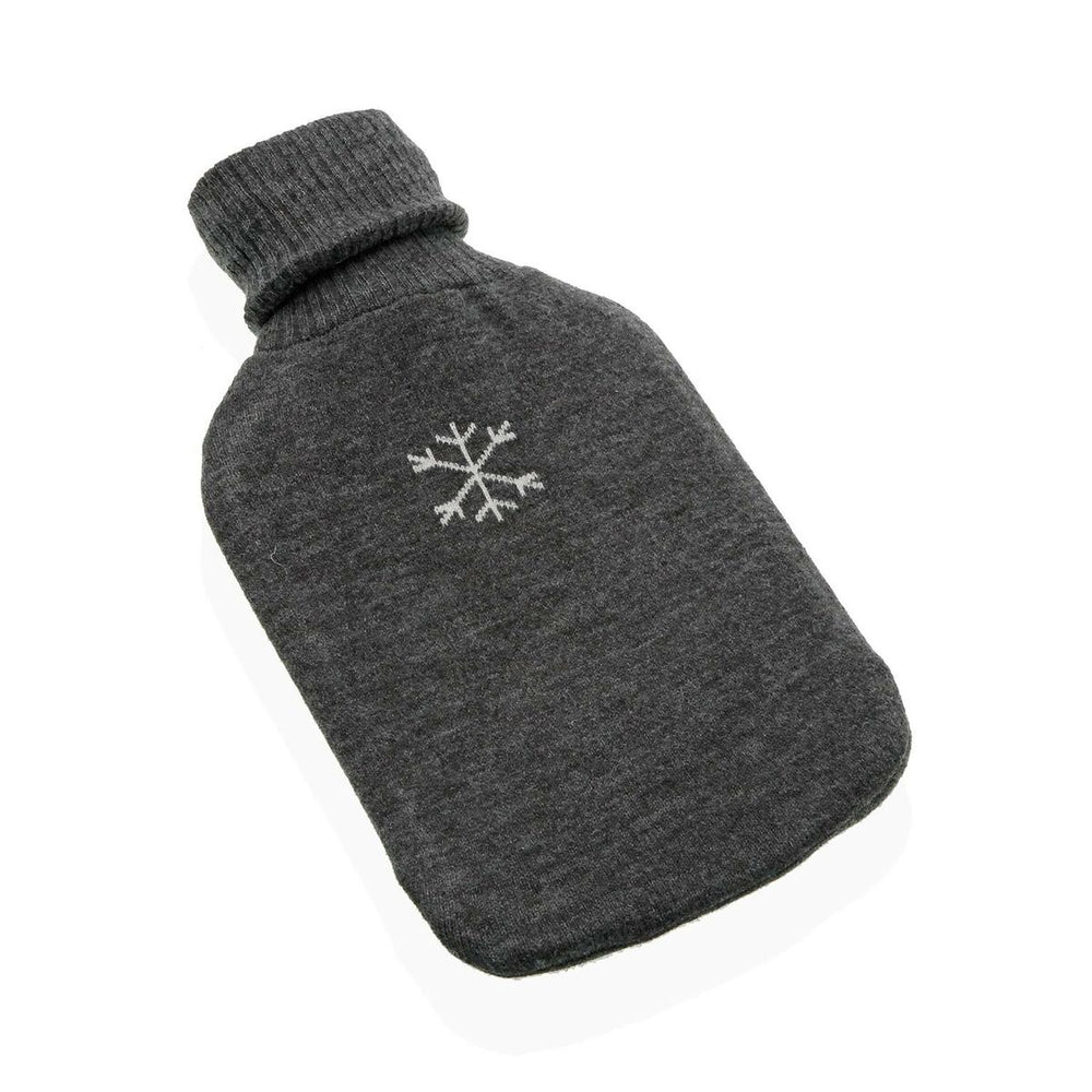 Borsa Acqua Calda Versa Grigio Fiocchi di neve