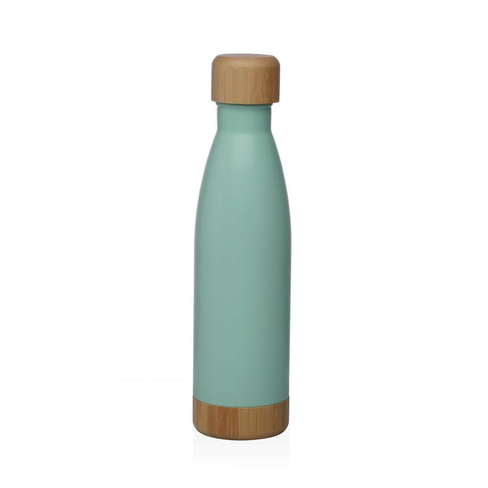 Bottiglia d'acqua Versa Verde Acciaio 500 ml 7 x 27 x 7 cm