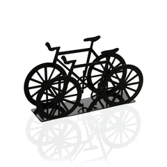 Portatovagliolo Versa Nero Metallo Ceramica Acciaio Ferro 4,5 x 9,5 x 16,5 cm Bicicletta