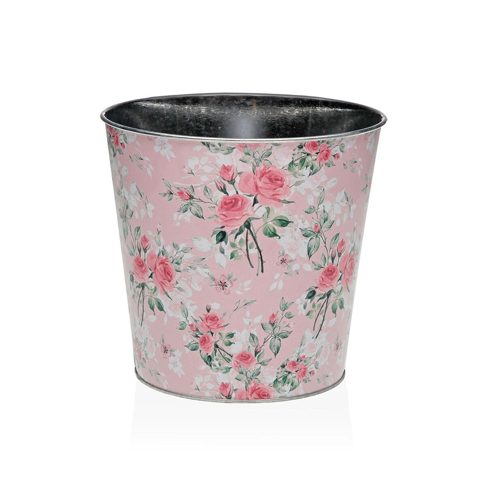 Vaso Versa XL Rosa Metallo Minimalista 16,5 cm