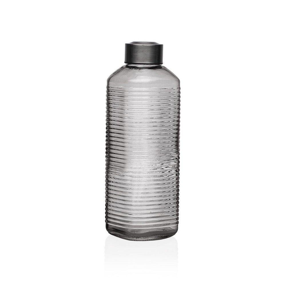 Bottiglia d'acqua Versa Grigio Vetro Alluminio 1 L 8,3 x 23,5 x 8,3 cm
