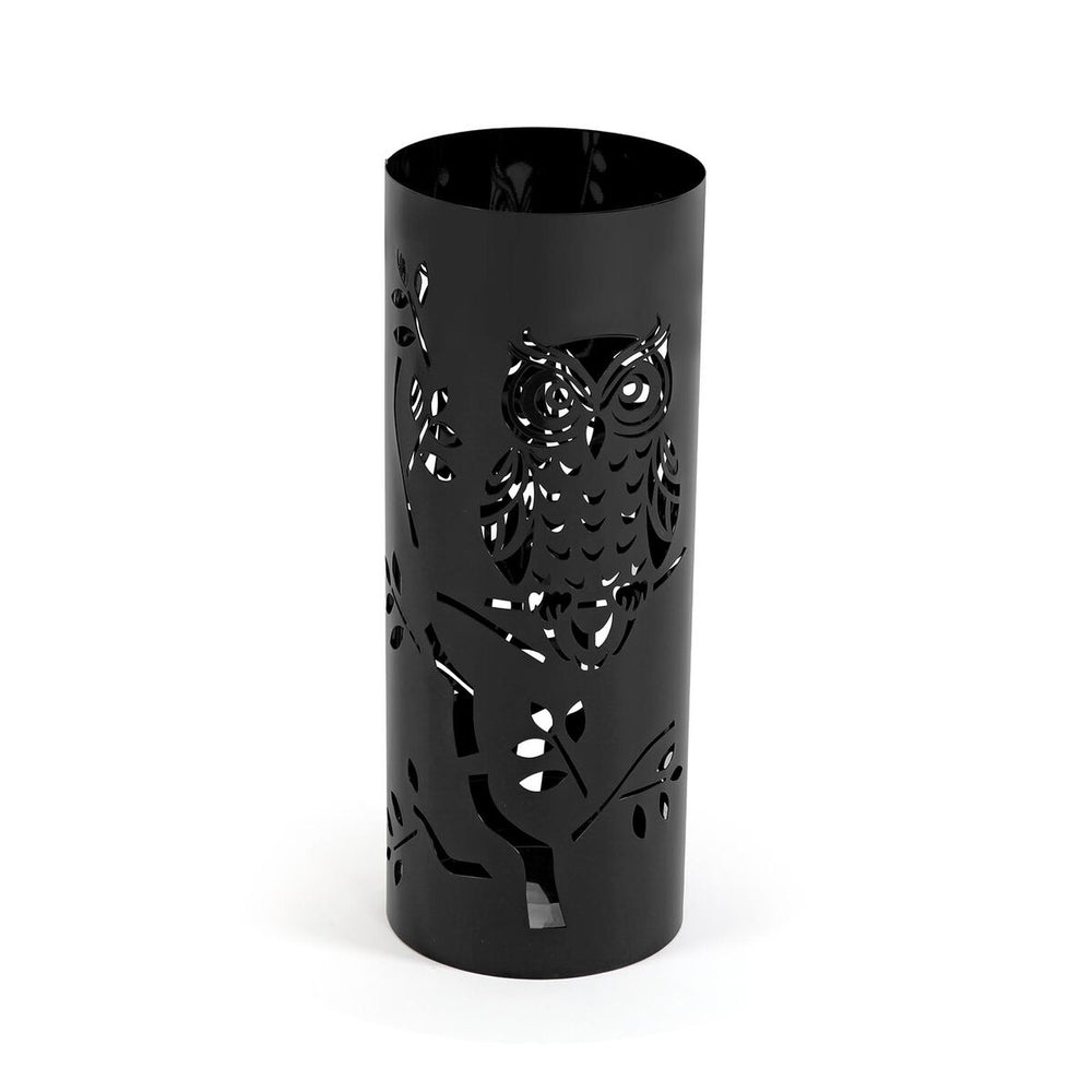 Portaombrelli Versa Nero Famiglia Gufi 19 x 49 x 19 cm