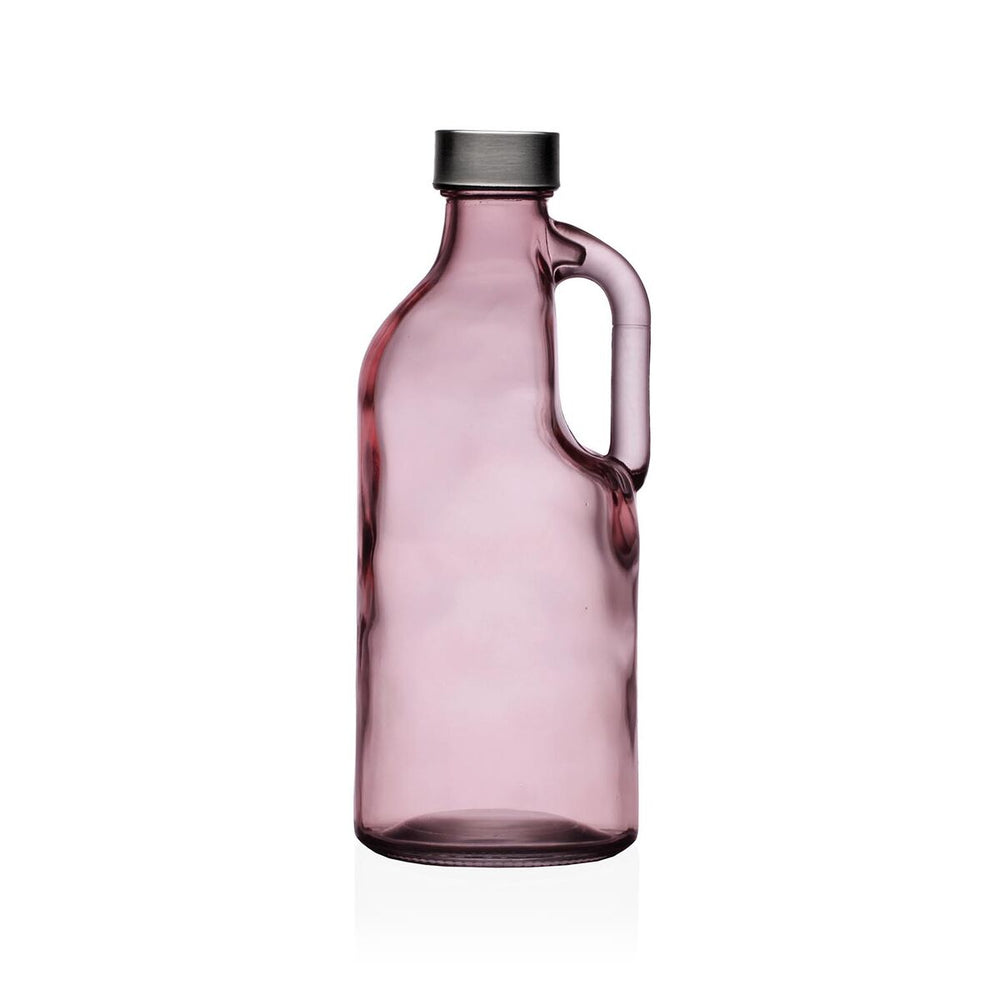 Bottiglia d'acqua Versa Rosa Vetro Alluminio